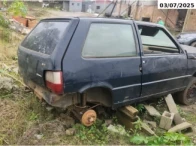 Fiat Uno Mille Fire 2007 Azul em Canoas - Rio Grande do Sul