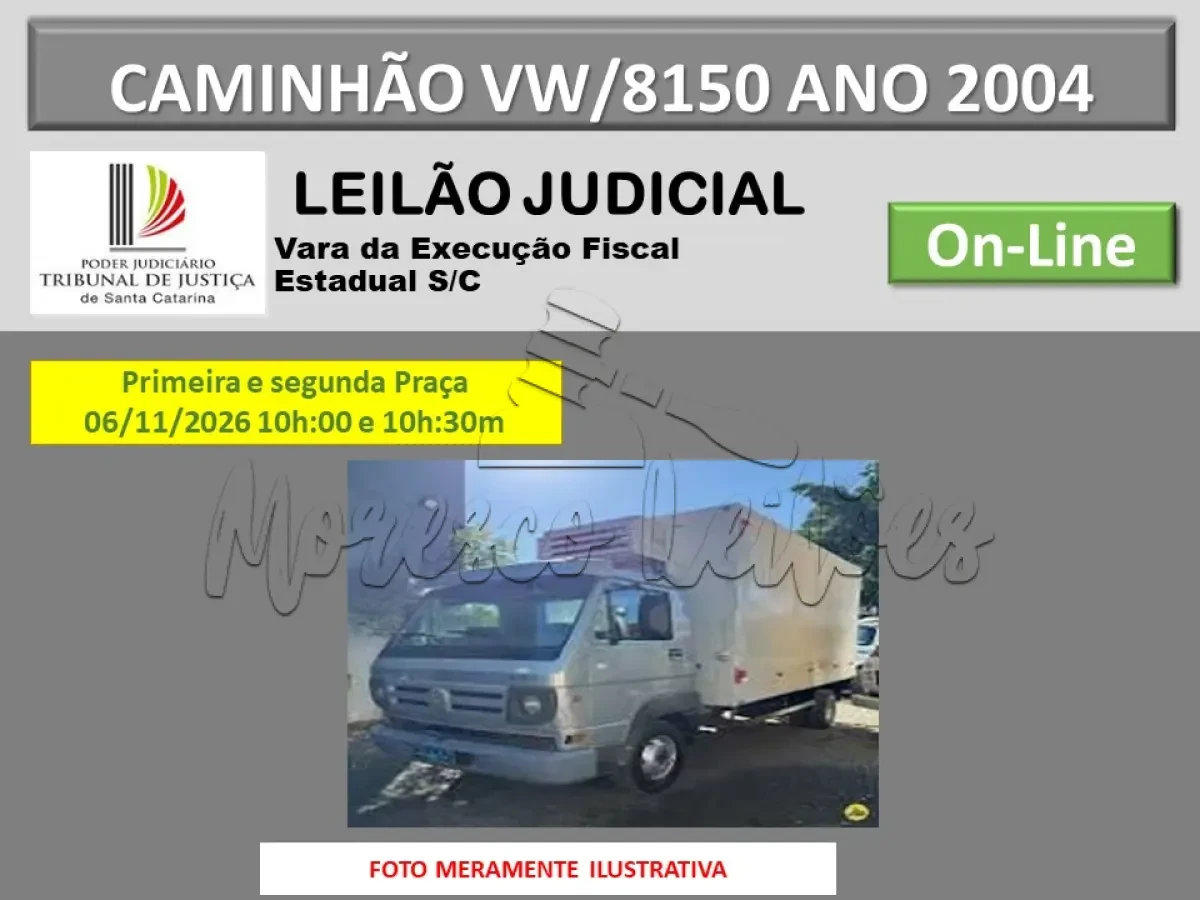 Volkswagen 8150 8150 2004 Caminhão em Brusque - Santa Catarina