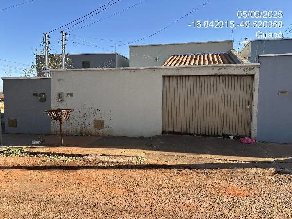Casa com 2 Quartos e 1 Vaga em Guapó/GO em Guapo - Goiás