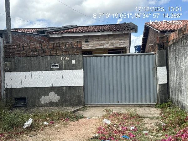 Casa com 2 Quartos em Santa Rita/PB em Santa Rita - Paraíba