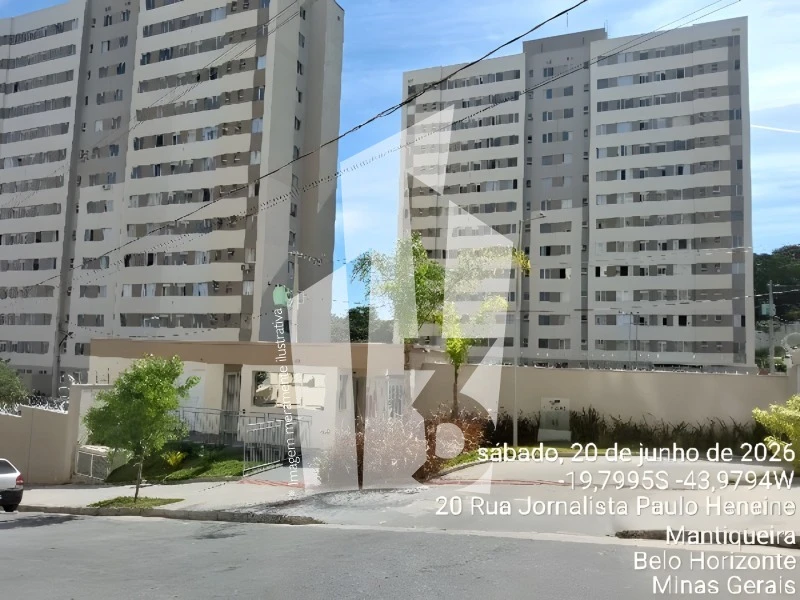 Apartamento com 2 Quartos e 1 Vaga em Belo Horizonte/MG em Belo Horizonte - Minas Gerais