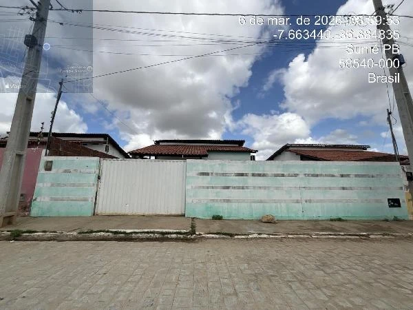 Casa com 2 Quartos em Sumé/PB em Sume - Paraíba