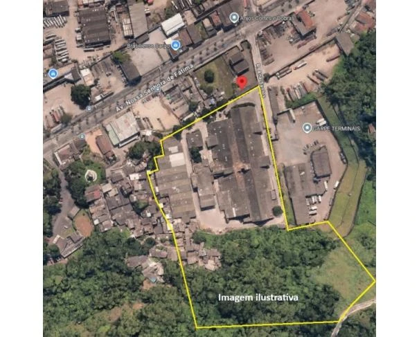 Prédio Comercial com terreno amplo em Santos/SP em Santos - São Paulo