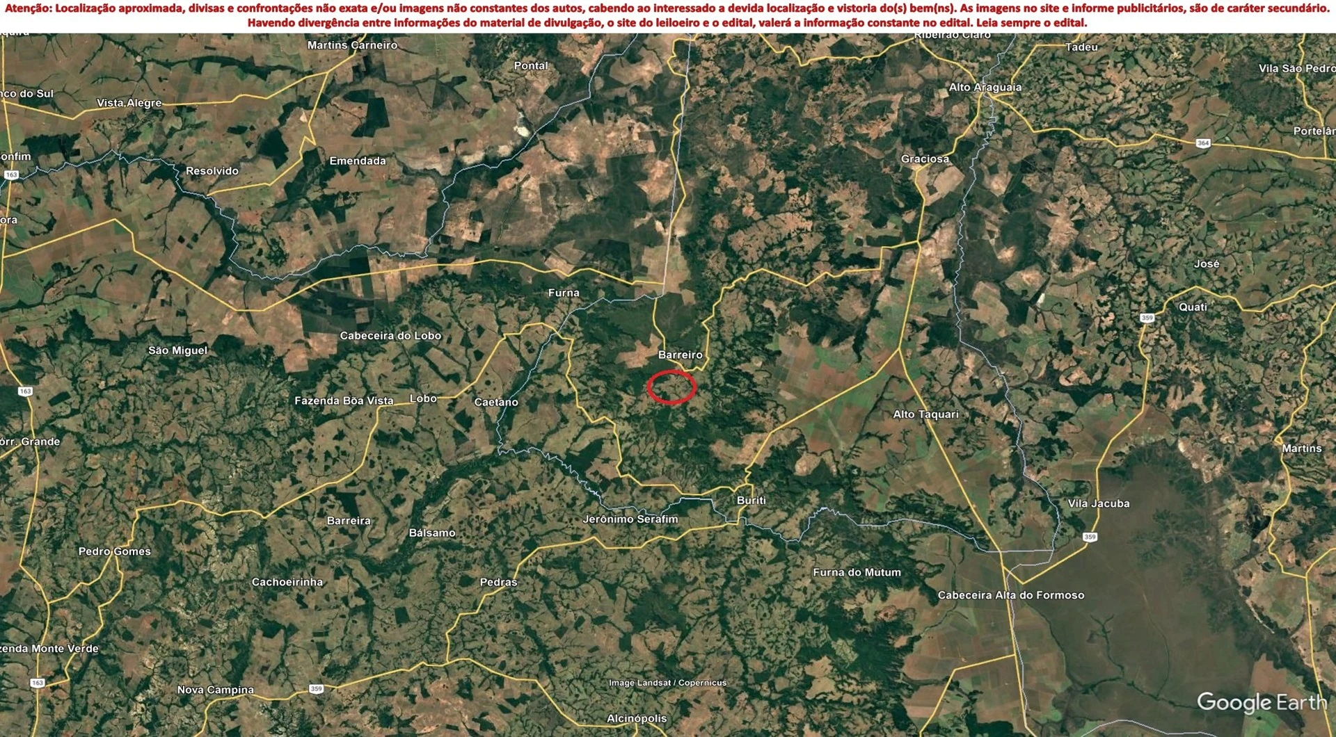 Terreno 50% de 500 ha no Alto Araguaia/MT em Alto Araguaia - Mato Grosso