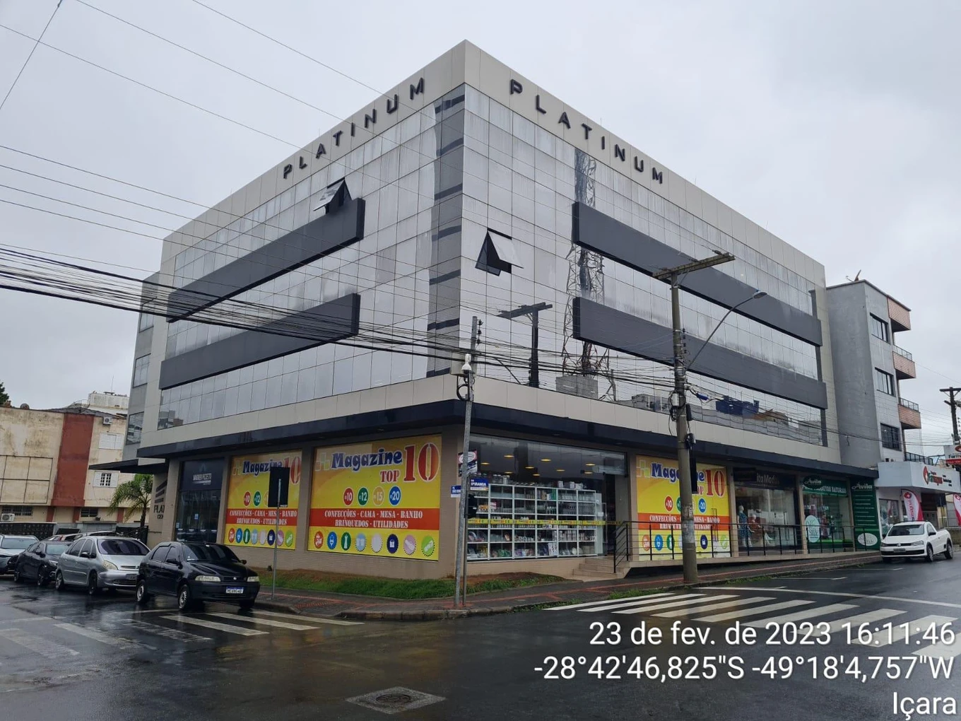 Sala Comercial com Sala 402 no Ed Platinum em Içara/SC em Içara - Santa Catarina