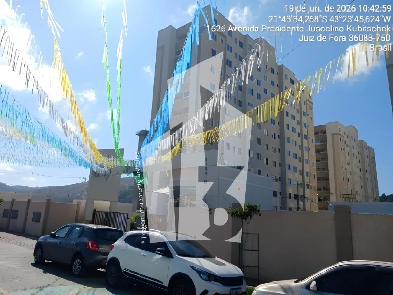 Apartamento com 2 Quartos em Juiz de Fora/MG em Juiz De Fora - Minas Gerais