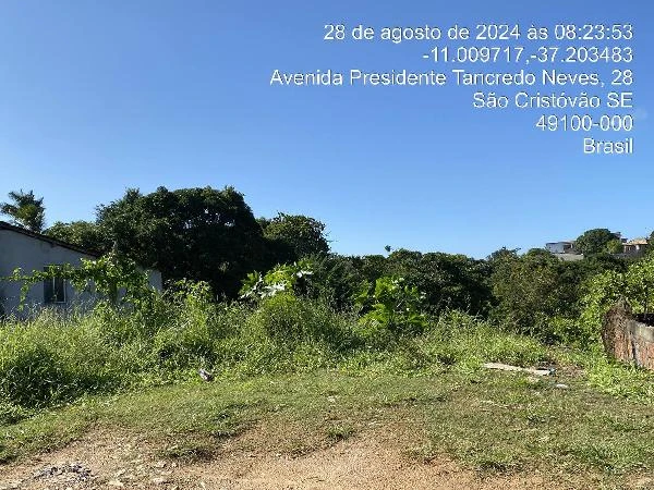 Terreno de 147m² na Avenida Presidente Tancredo Neves em São Cristóvão - Sergipe