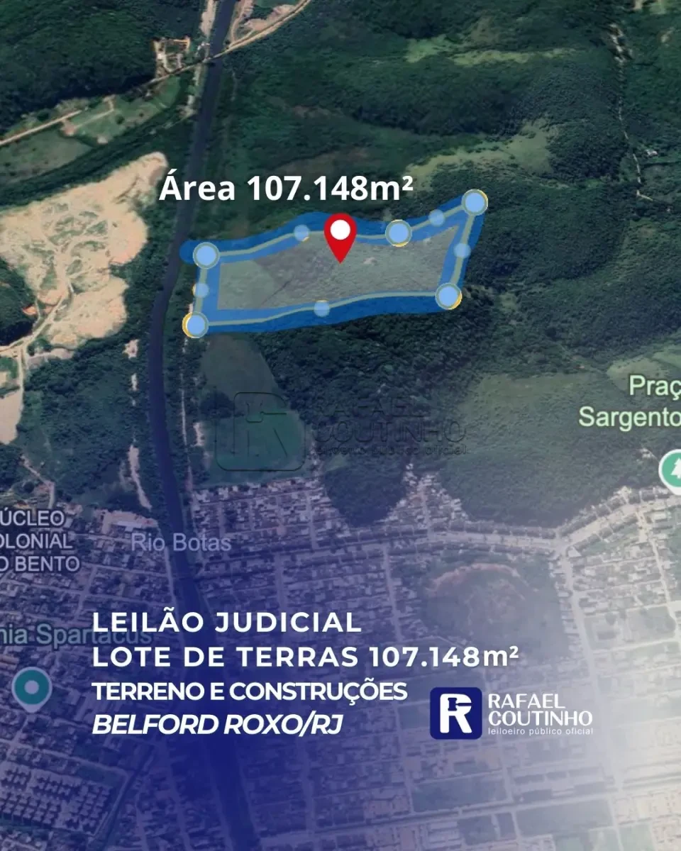 Terreno Belford Roxo Área 107.148m² em Belford Roxo - Rio de Janeiro