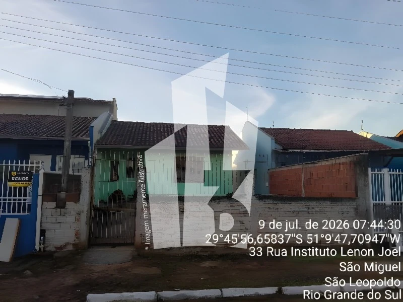 Casa com 2 Quartos em São Leopoldo/RS em São Leopoldo - Rio Grande do Sul