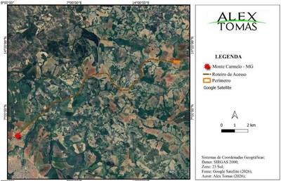 Terreno com 48400 m² em Monte Carmelo/MG em Monte Carmelo - Minas Gerais
