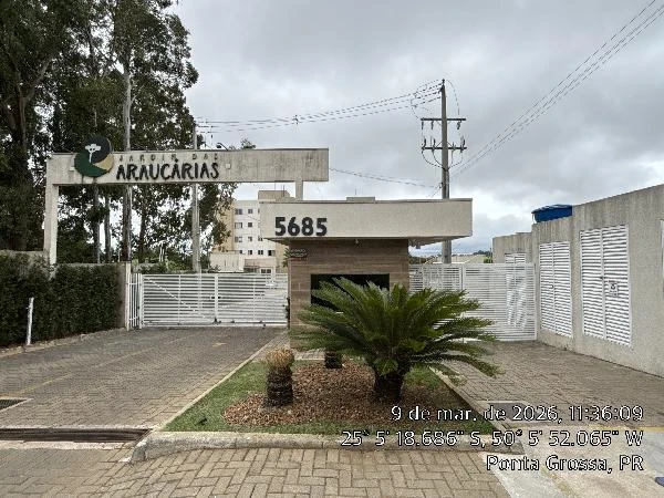 Apartamento com 2 Quartos em Ponta Grossa/PR em Ponta Grossa - Paraná