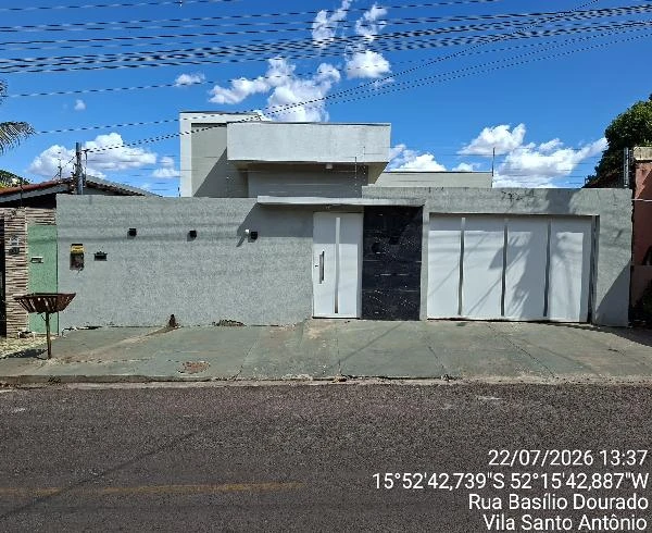 Casa com 3 Quartos em Barra do Garças/MT em Barra Do Garças - Mato Grosso