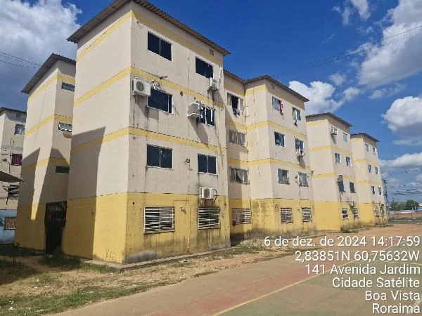 Apartamento de 44m² com 2 Quartos no Cond Buriti em Boa Vista - Roraima