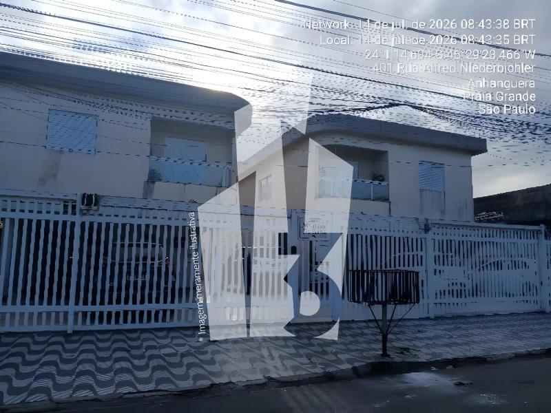 Casa com 2 Quartos em Praia Grande/SP em Praia Grande - São Paulo