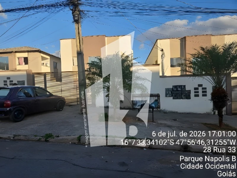 Apartamento com 2 Quartos em Cidade Ocidental/GO em Cidade Ocidental - Goiás