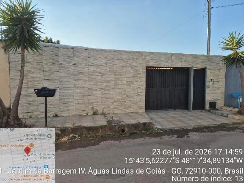Casa com 2 Quartos em Águas Lindas de Goiás/GO em Águas Lindas De Goiás - Goiás
