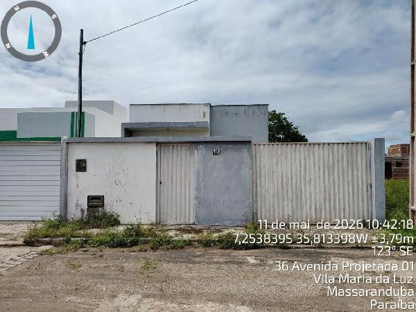 Casa com 2 Quartos em Massaranduba/PB em Campina Grande - Paraíba