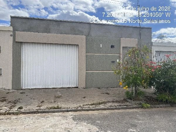 Casa com 2 Quartos em Juazeiro do Norte/CE em Juazeiro Do Norte - Ceará