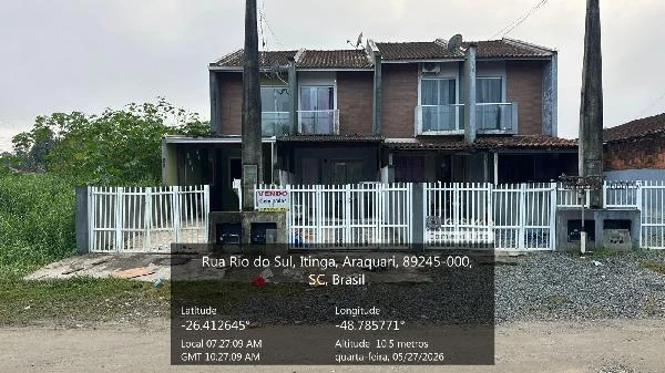 Casa com 2 Quartos em Araquari/SC em Araquari - Santa Catarina
