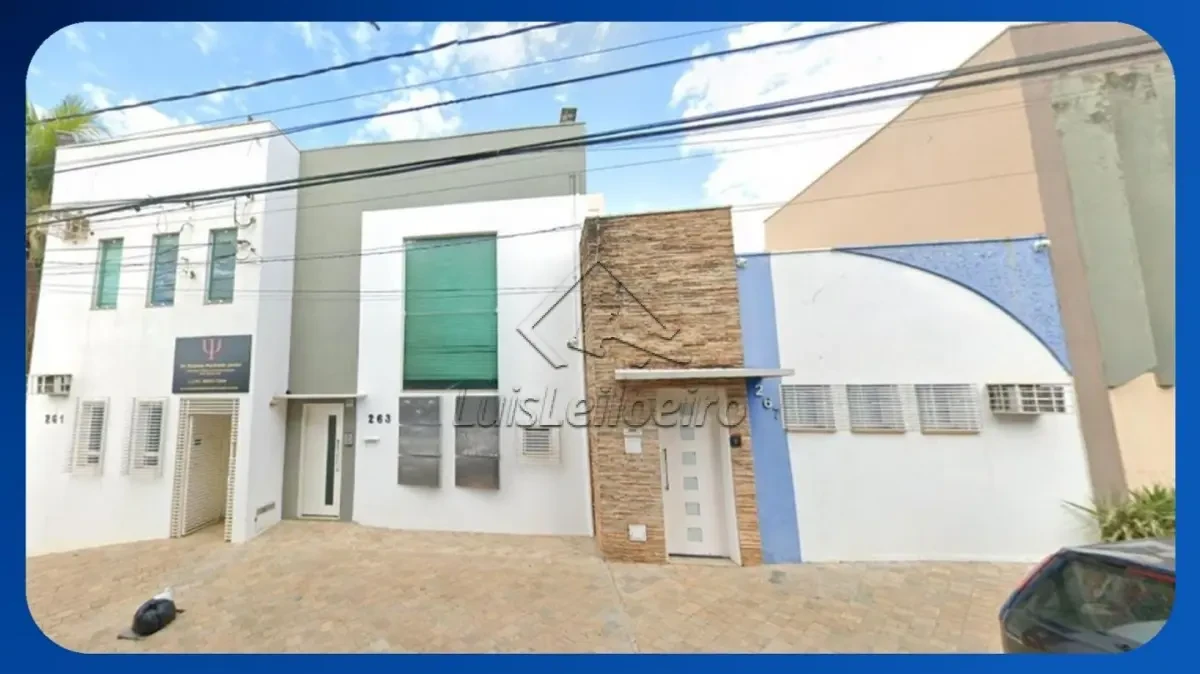Prédio Comercial com 3 unidades na Rua Vicente de Carvalho em Ribeirão Preto/SP em Ribeirão Preto - São Paulo