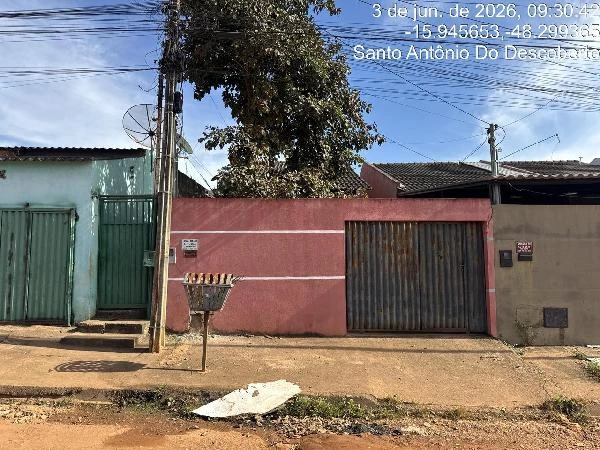 Casa com 2 Quartos em Santo Antônio do Descoberto/GO em Santo Antonio Do Descoberto - Goiás