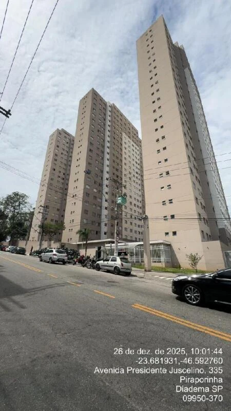 Apartamento com 2 Quartos em Diadema/SP em Diadema - São Paulo