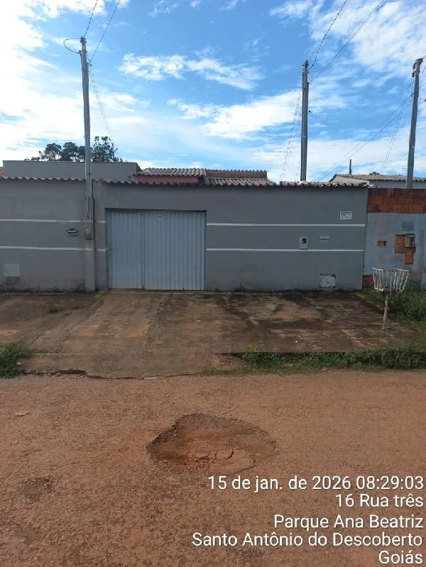 Casa com 2 Quartos em Santo Antônio do Descoberto/GO em Santo Antônio Do Descoberto - Goiás