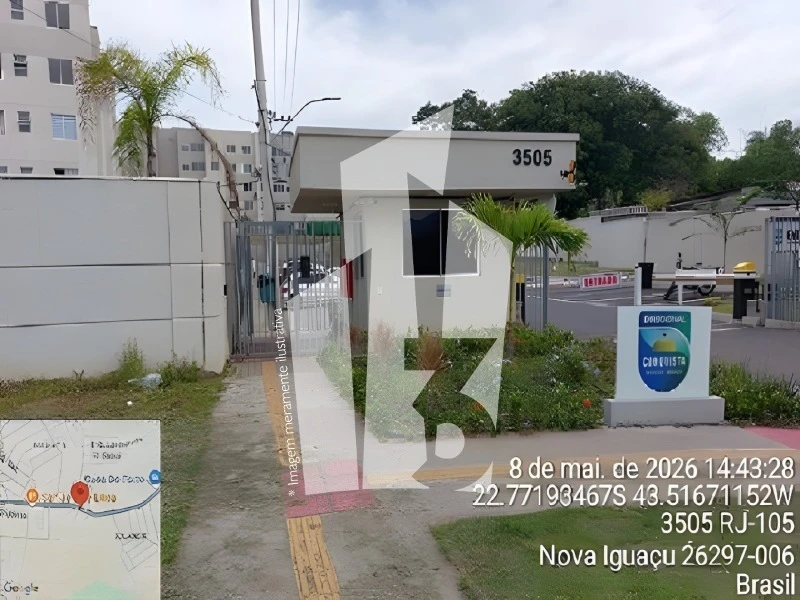 Apartamento com 1 Vaga em Nova Iguaçu/RJ em Nova Iguaçu - Rio de Janeiro
