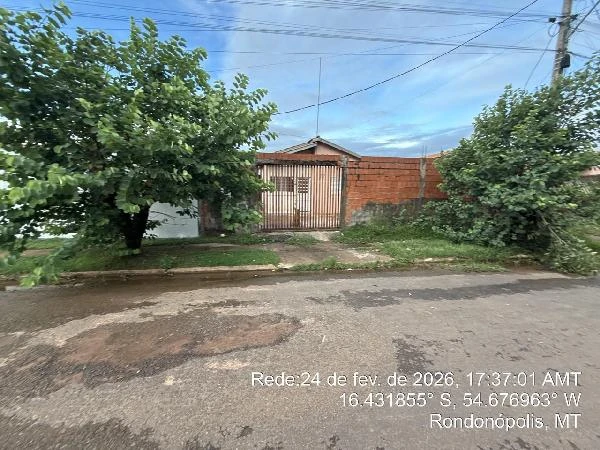 Casa com 2 Quartos em Rondonópolis/MT em Rondonópolis - Mato Grosso