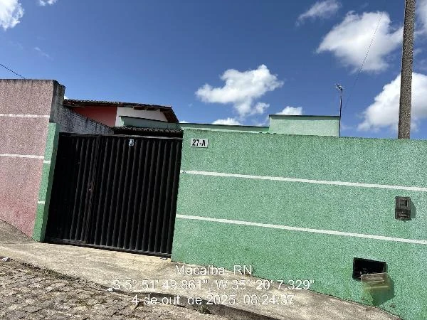 Casa com 2 Quartos em Macaíba/RN em Macaíba - Rio Grande do Norte