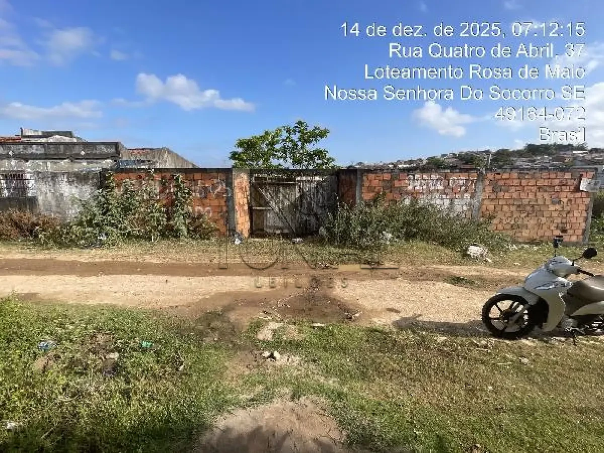 Terreno no Jardim Rosa de Maio em Nossa Senhora do Socorro/SE em Nossa Senhora Do Socorro - Sergipe