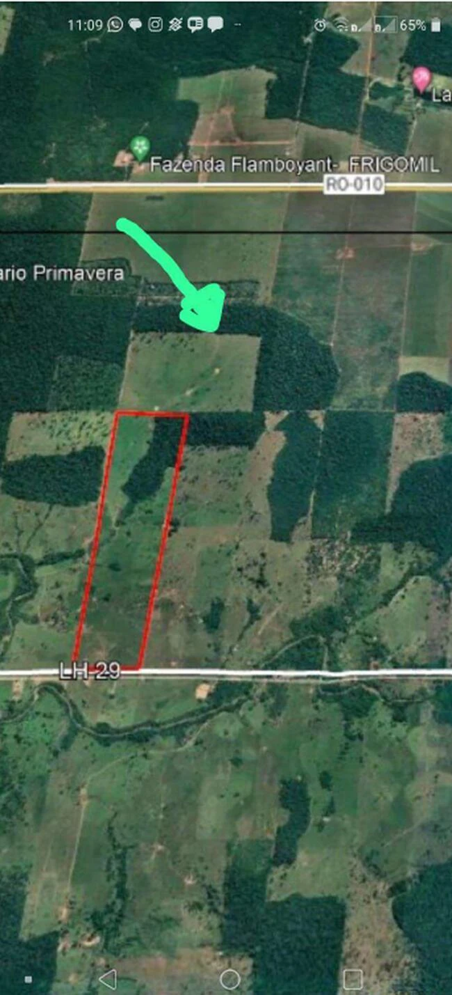 Terreno com fração de 8,05% da área em Pimenta Bueno/RO em Pimenta Bueno - Rondônia