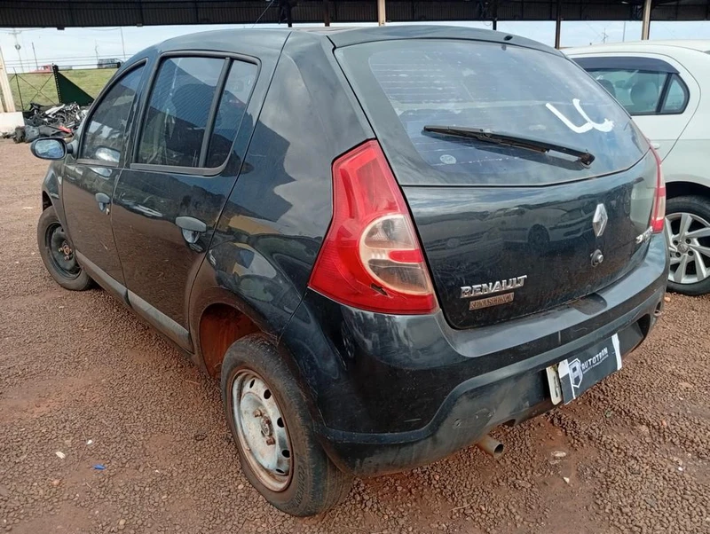 Renault Sandero AUT1016V 2008/2009 Preto em Dourados - Mato Grosso do Sul