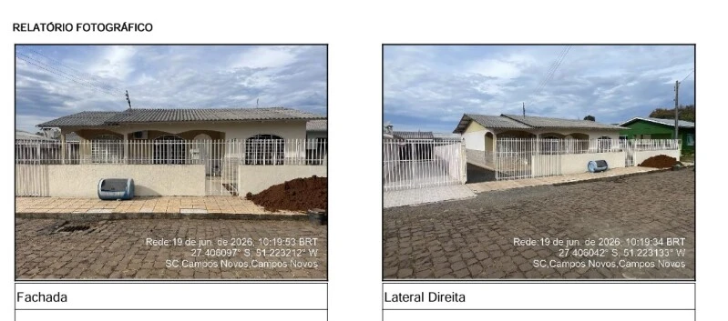 Casa com 3 Quartos em Campos Novos/SC em Campos Novos - Santa Catarina