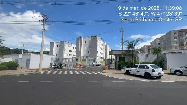 Apartamento com 2 Quartos e 1 Vaga em Santa Bárbara d'Oeste/SP em Santa Barbara D'oeste - São Paulo