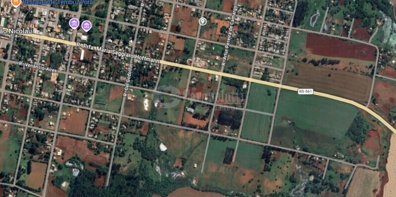 Terreno Terreno no Centro de São Nicolau, RS em São Nicolau - Rio Grande do Sul