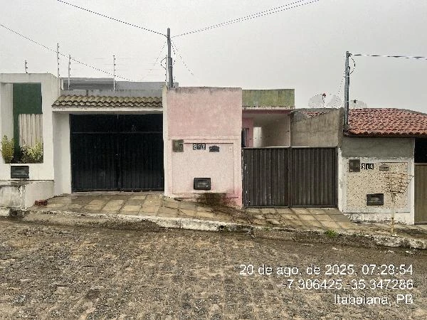 Casa com 2 Quartos em Itabaiana/PB em Itabaiana - Paraíba