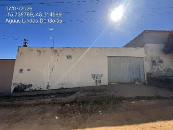 Casa com 2 Quartos em Águas Lindas de Goiás/GO em Águas Lindas De Goiás - Goiás