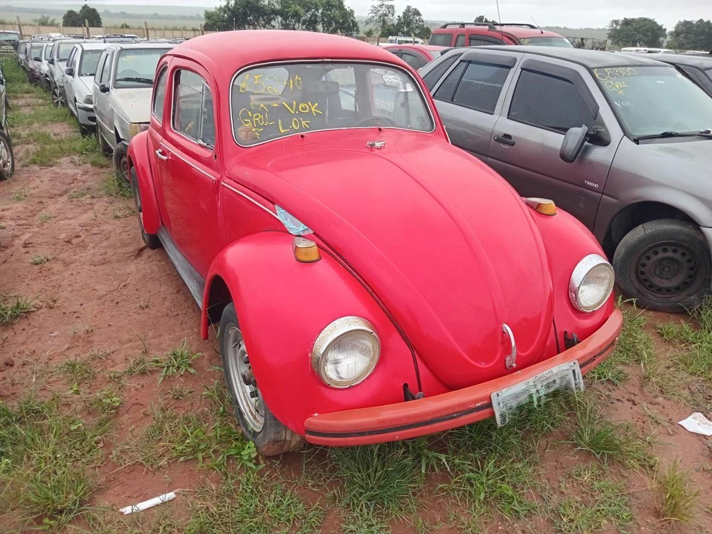 Volkswagen Fusca 1300 1973 Vermelha em Casa Branca - São Paulo