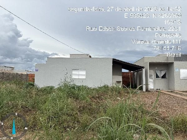 Casa com 2 Quartos em Novo Mundo, Varzea Grande/MT em Varzea Grande - Mato Grosso