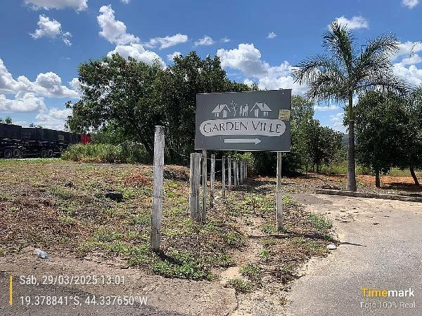 Terreno de 700m² no Condomínio Residencial Garden Ville em Paraopeba - Minas Gerais