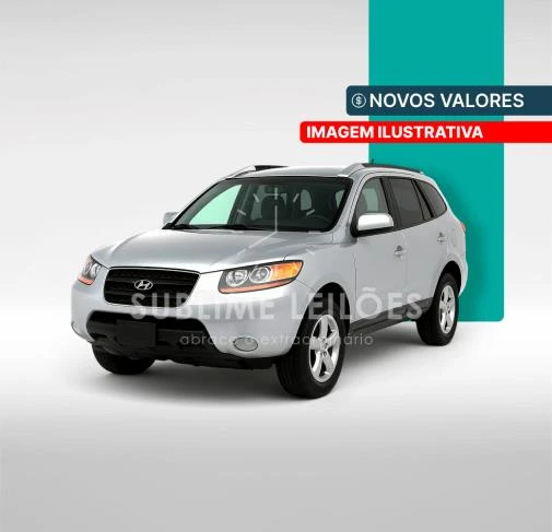 Hyundai Santa Fe V6 2008/2009 Prata em Franco Da Rocha - São Paulo