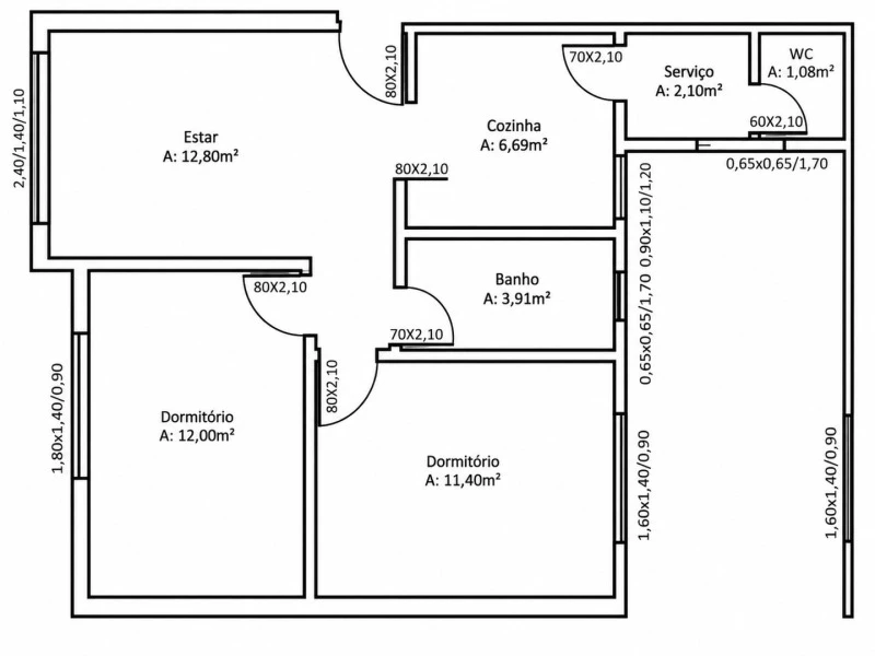 Apartamento com 2 boxes em Porto Alegre/RS em Porto Alegre - Rio Grande do Sul