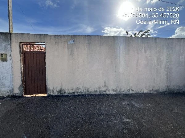 Casa com 2 Quartos em CEARA MIRIM/RN em Ceara Mirim - Rio Grande do Norte