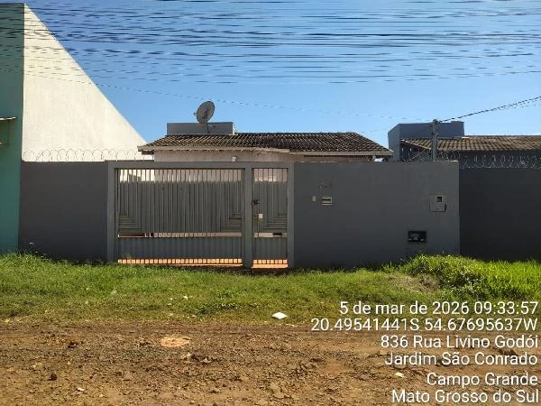 Casa com 2 Quartos em Campo Grande/MS em Campo Grande - Mato Grosso do Sul
