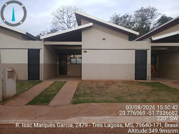 Casa com 2 Quartos em Tres Lagoas/MS em Três Lagoas - Mato Grosso do Sul