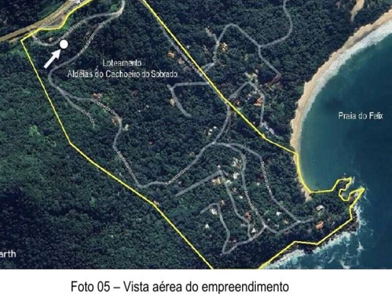 Terreno 600 m² em Aldeias do Cachoeiro do Sobrado, Ubatuba/SP em Ubatuba - São Paulo