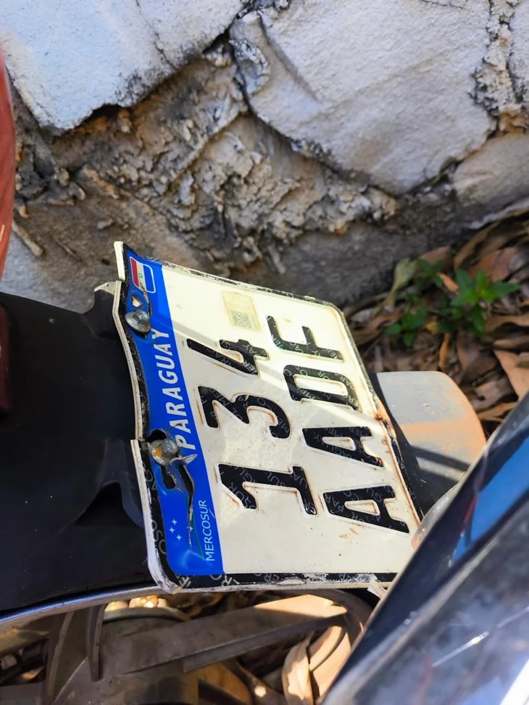 Motocicleta Paraguai Azul 134AADF em Foz Do Iguaçu - Paraná