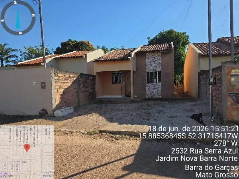 Casa com 2 Quartos em Barra do Garças/MT em Barra Do Garças - Mato Grosso