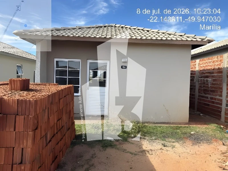 Casa com 2 Quartos em Marília/SP em Marília - São Paulo